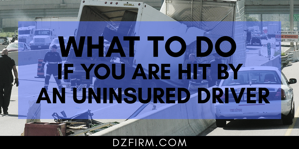 What to do if you are hit by an uninsured driver