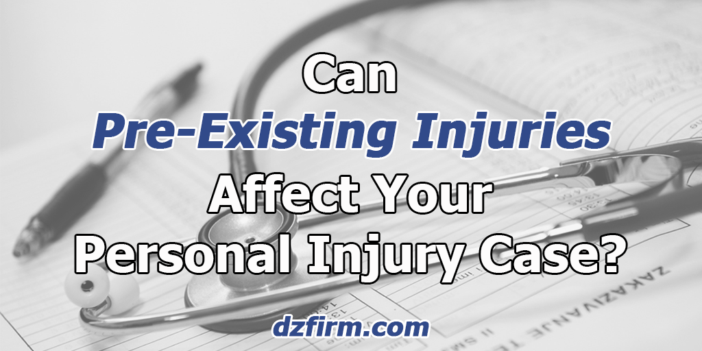 Featured image for an article called Can Pre-Existing Injuries Affect My Personal Injury Claim?