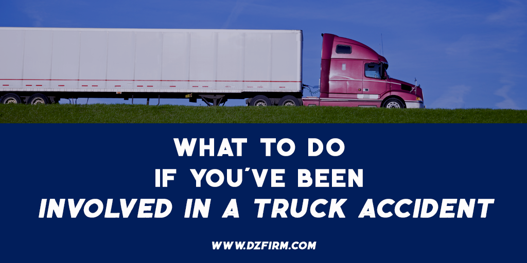 Featured image for an article called What to Do After a Truck Accident