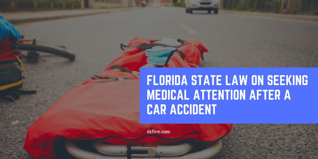 Featured image for an article called Florida State Law on Seeking Medical Attention After a Car Accident