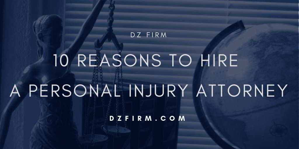 Featured image for an article called 10 Reasons to Hire a Personal Injury Attorney