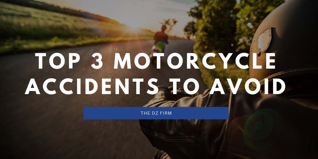 Featured image for an article called Top 3 Motorcycle Accidents to Avoid