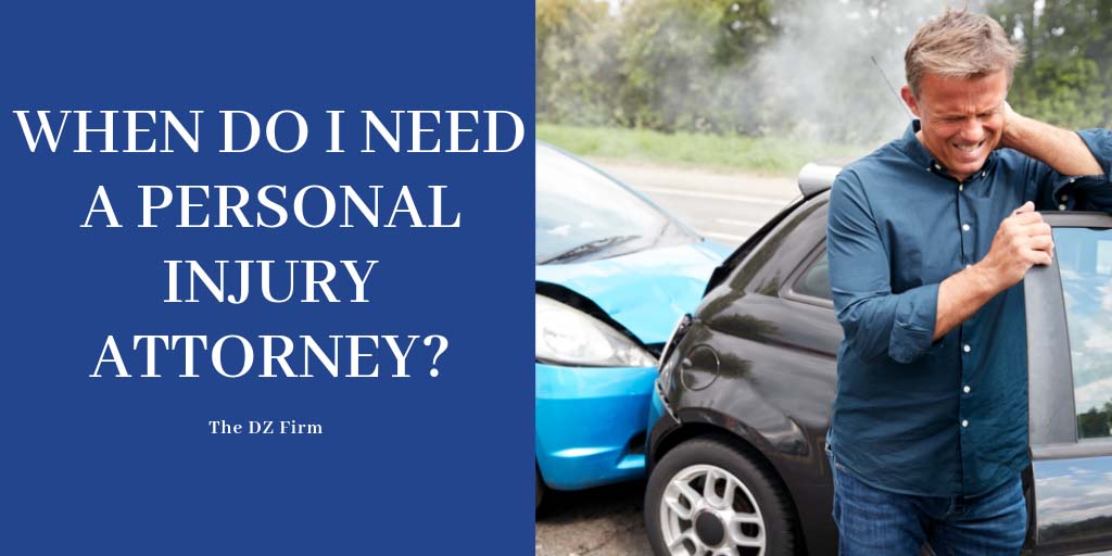 Featured image for an article called When do I need a personal injury attorney
