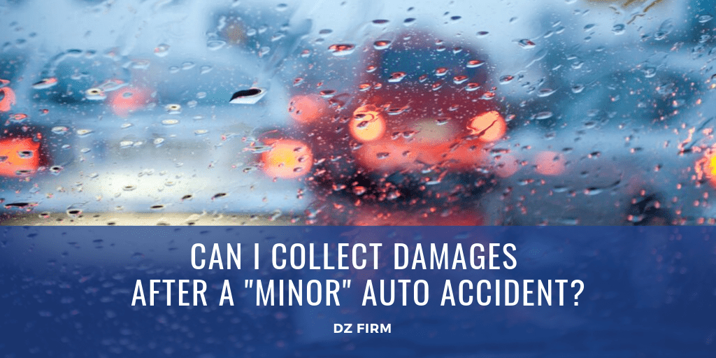 Can I Collect Damages After a Minor Auto Accident?
