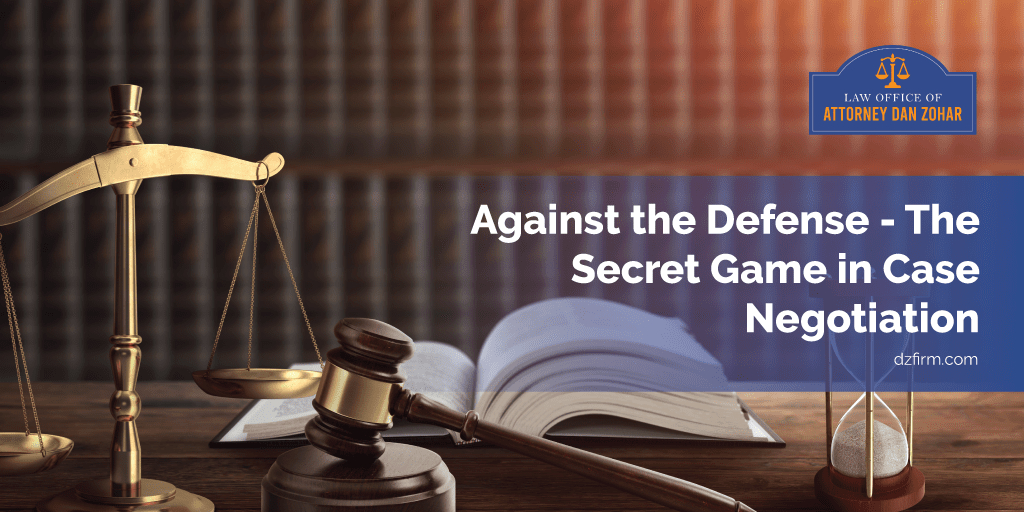 Against the Defense - The Secret Game in Case Negotiation