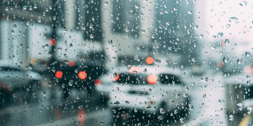 keep safe on the road during rainy weather